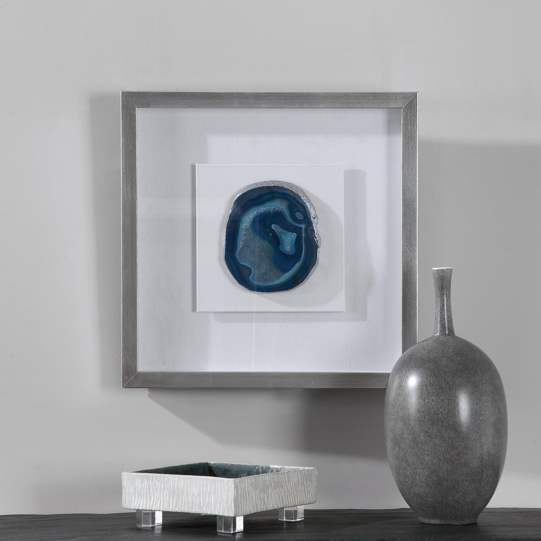 Uttermost Kalia Blue Stone Shadow Box