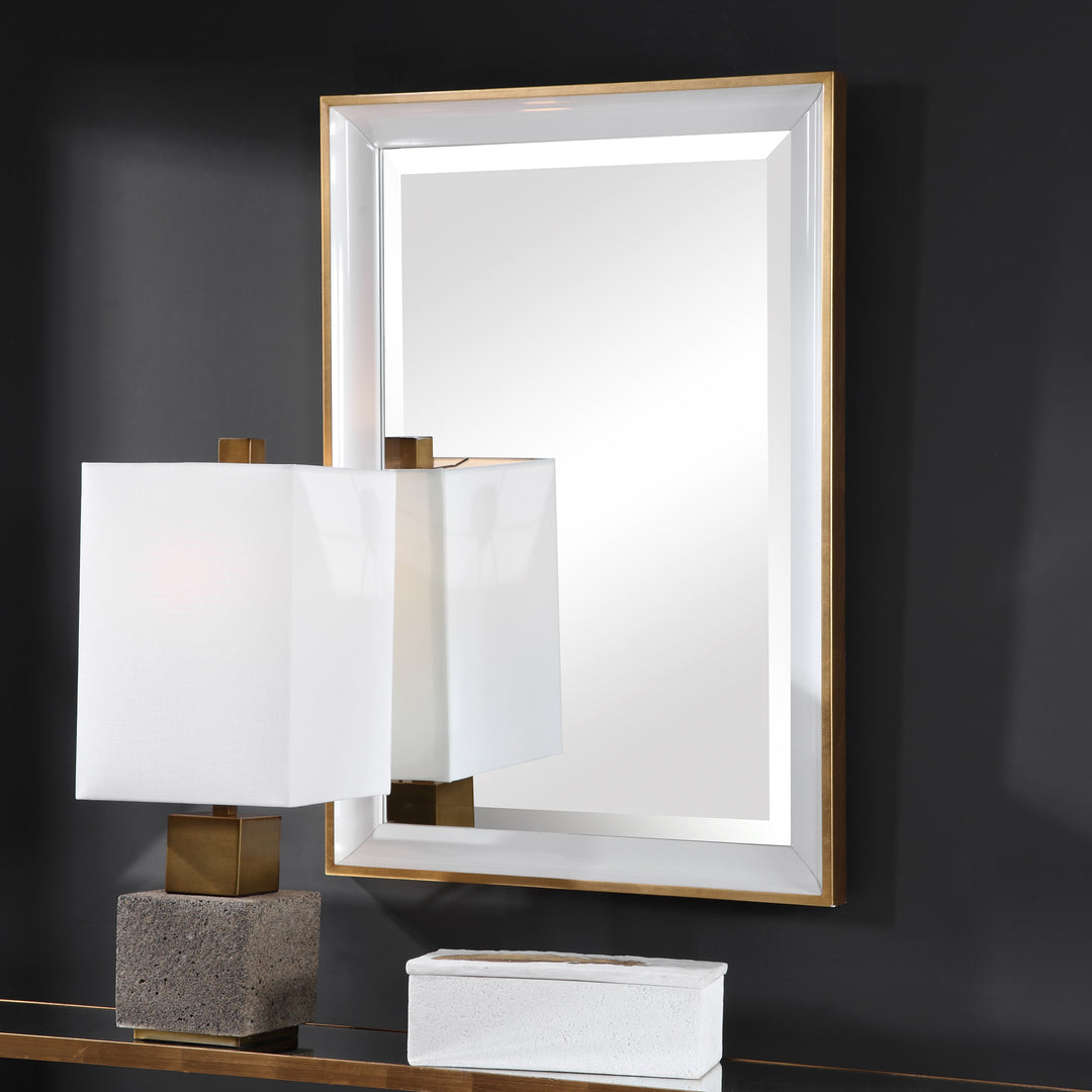 Uttermost Gema White Mirror