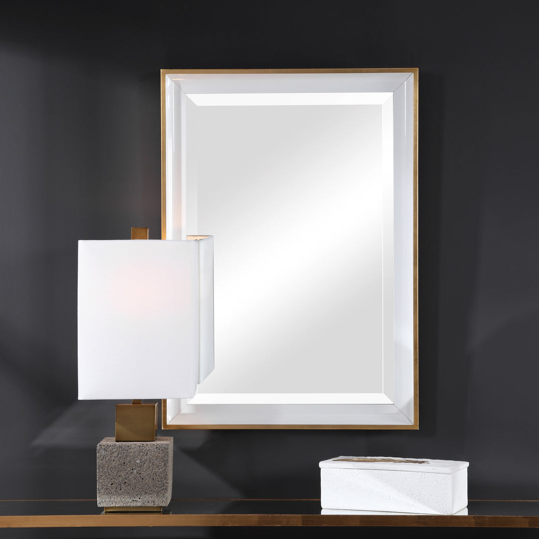 Uttermost Gema White Mirror