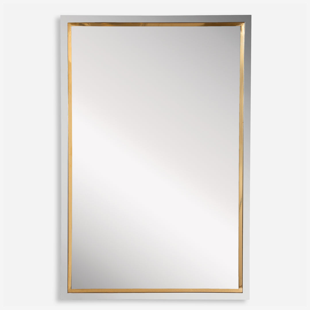 Uttermost Locke Chrome Vanity Mirror