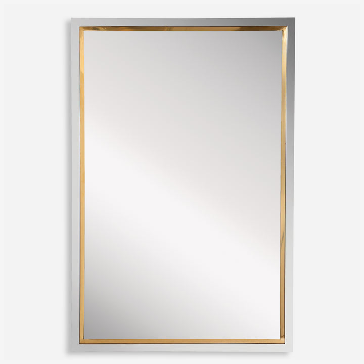 Uttermost Locke Chrome Vanity Mirror