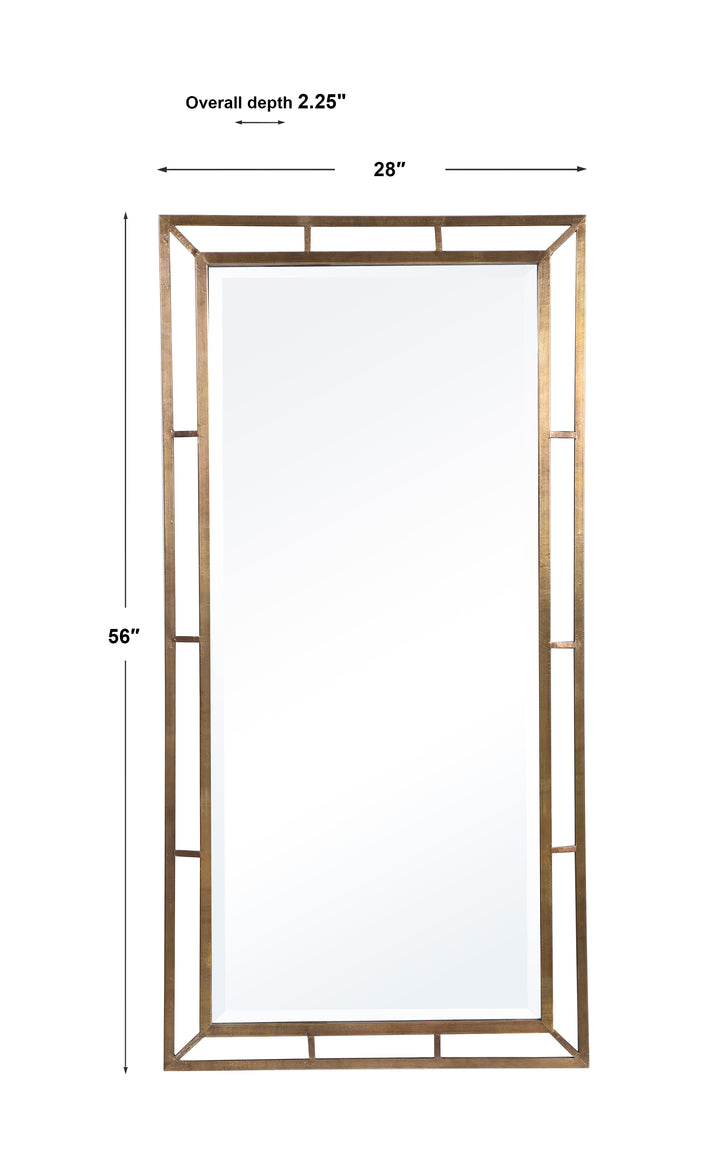 Uttermost Farrow Copper Industrial Mirror