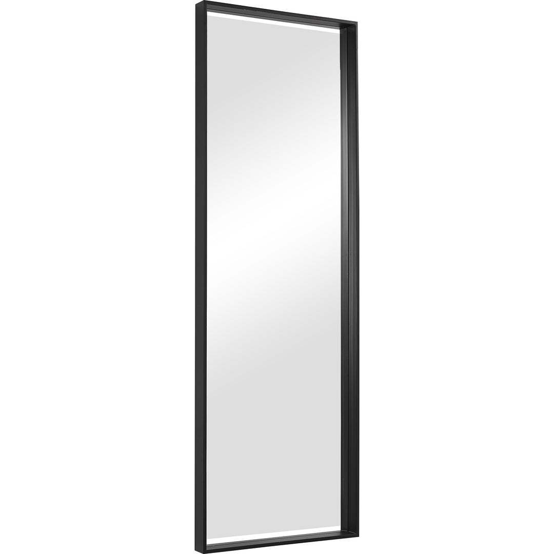 Uttermost Kahn Oversized Black Rectangular Mirror