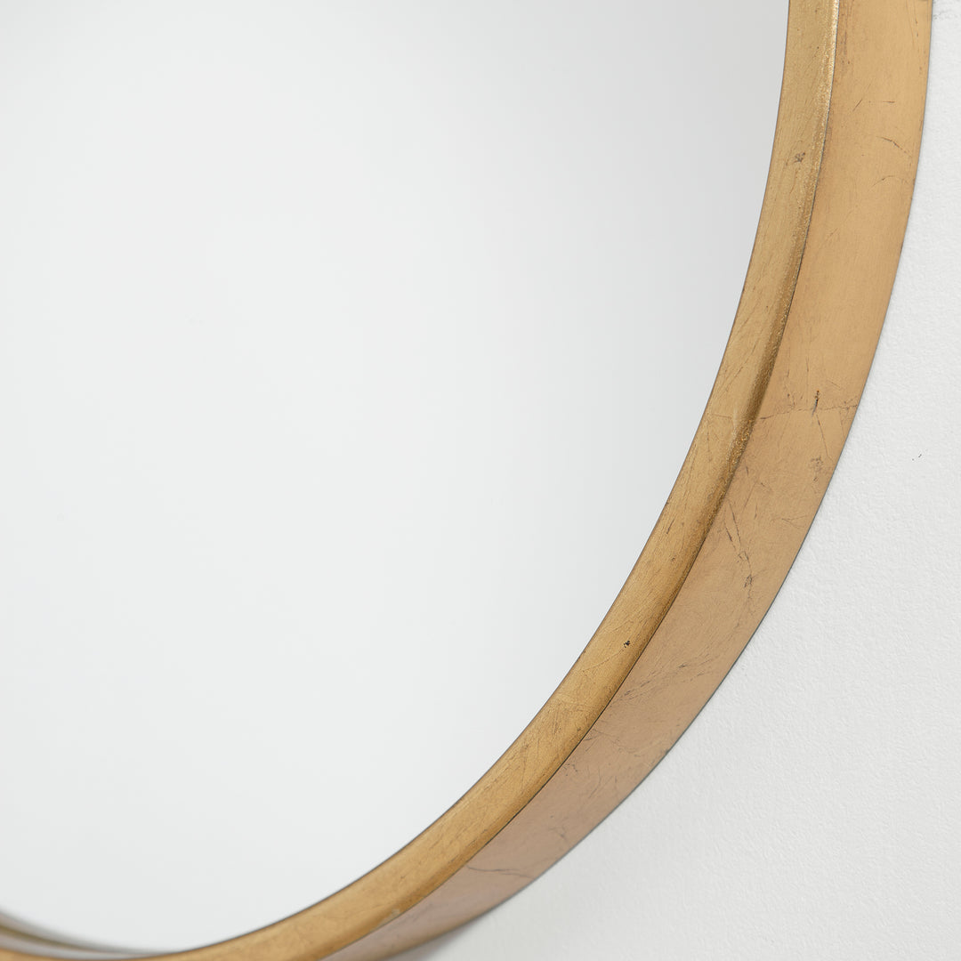 Uttermost Varina Minimalist Gold Oval Mirror