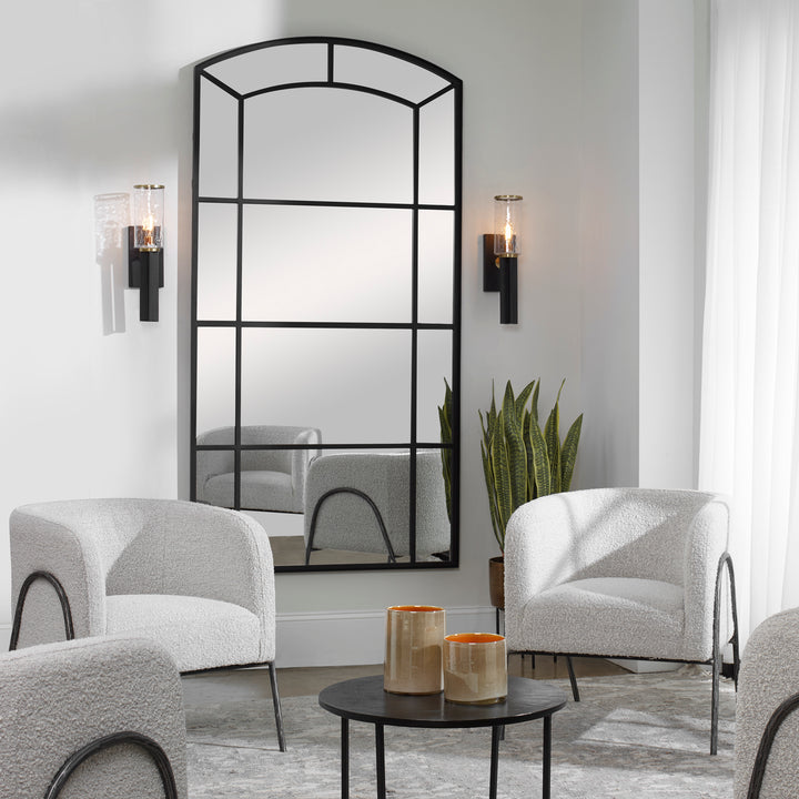 Uttermost Camber Oversized Arch Mirror