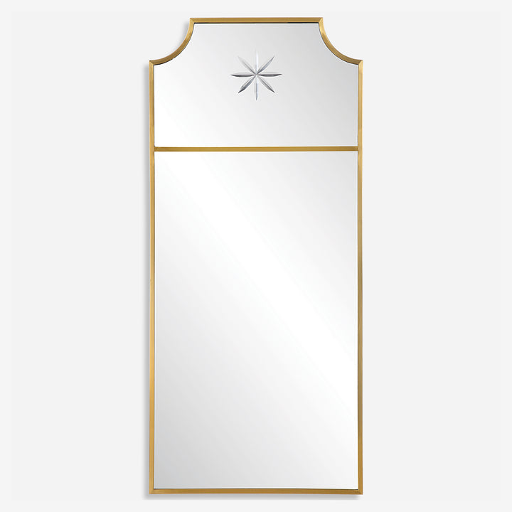 Uttermost Caddington Tall Brass Mirror