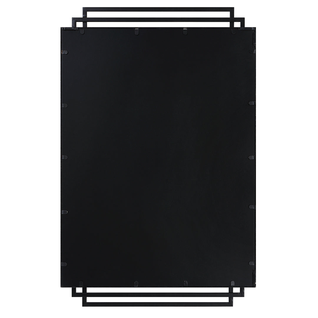 Uttermost Amherst Black Iron Mirror