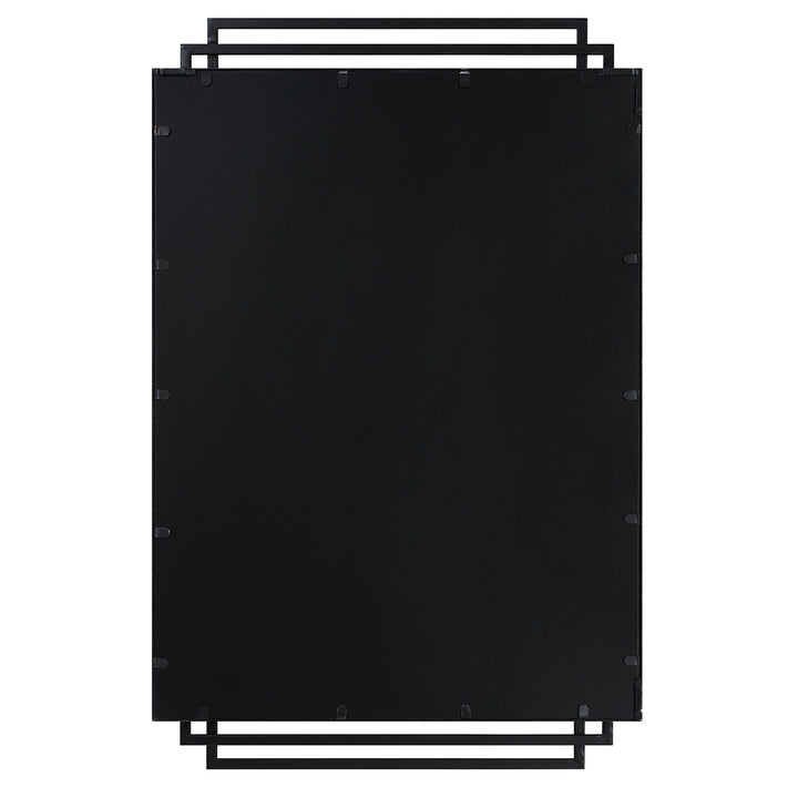 Uttermost Amherst Black Iron Mirror