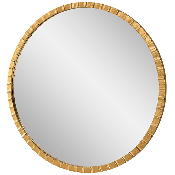 Uttermost Dandridge Gold Round Mirror