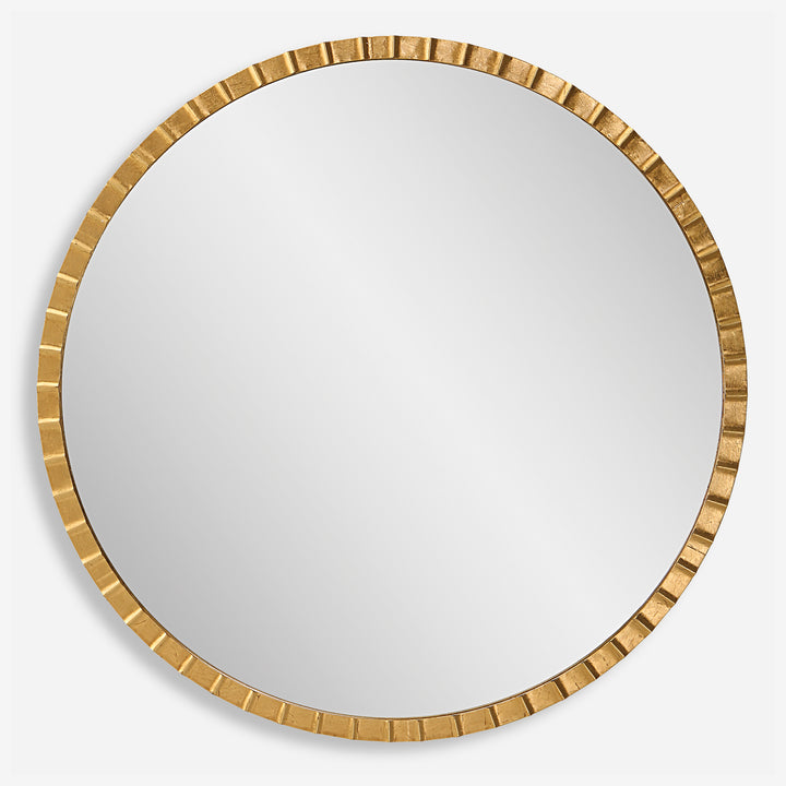 Uttermost Dandridge Gold Round Mirror