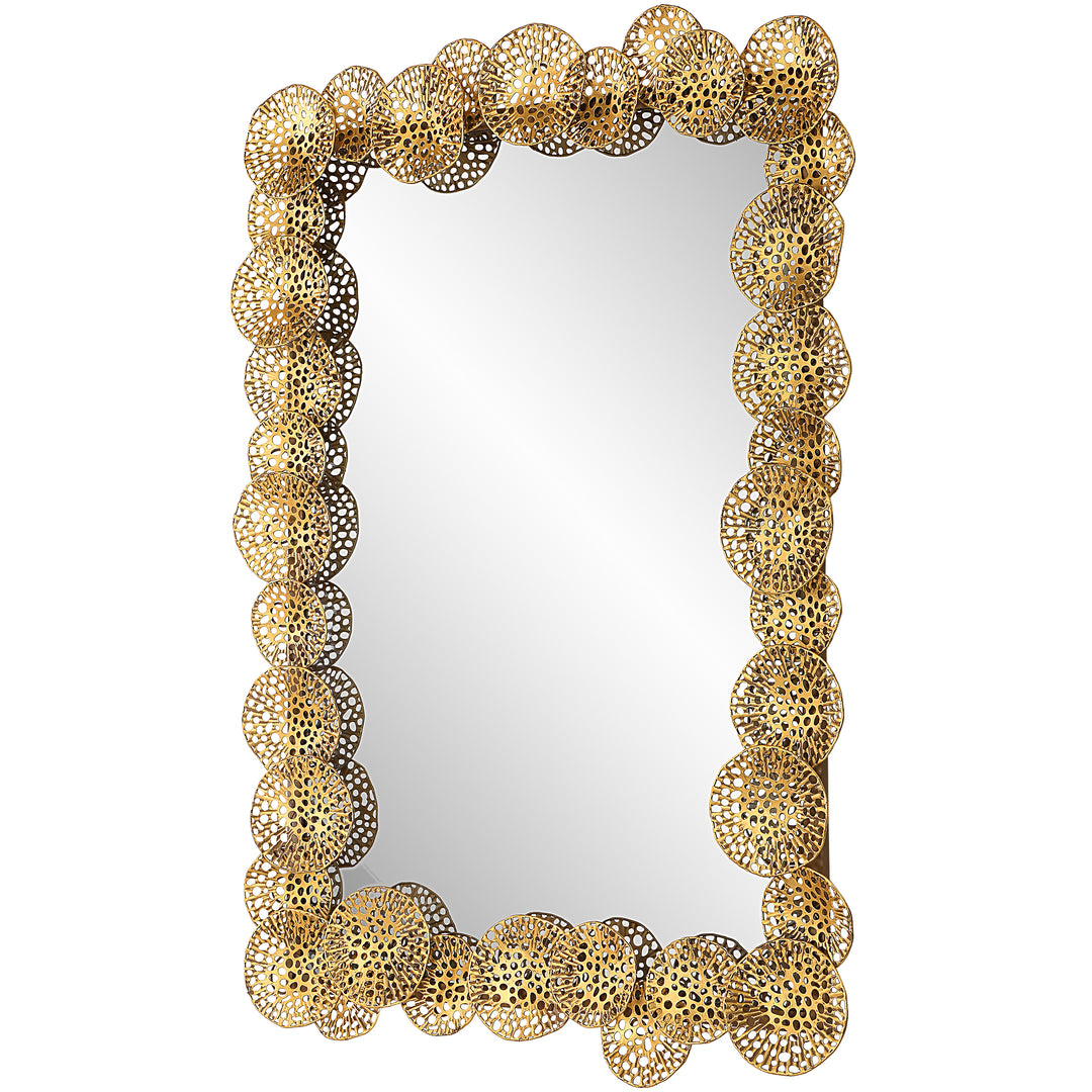 Uttermost Ripley Gold Lotus Mirror