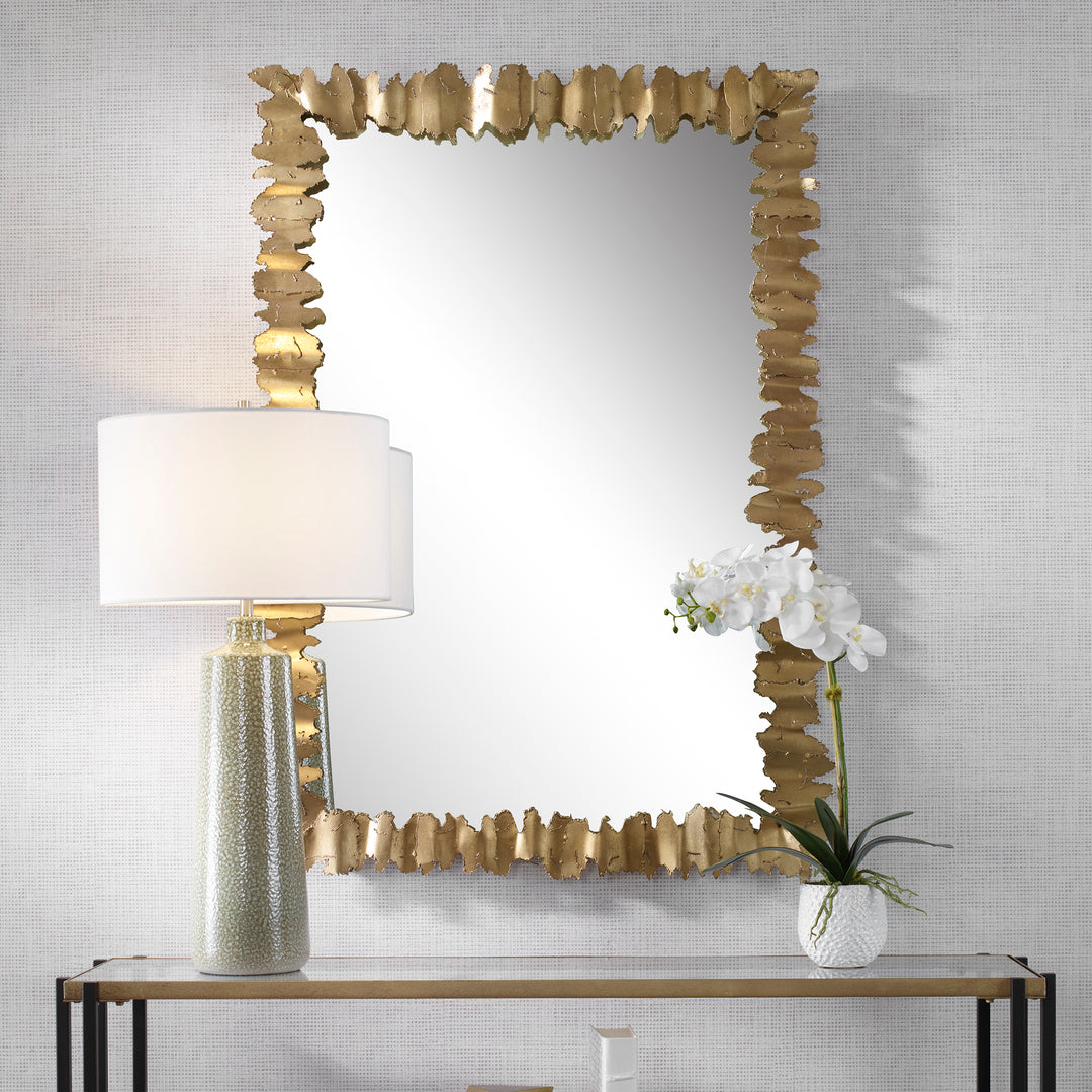 Uttermost Lev Antique Gold Mirror