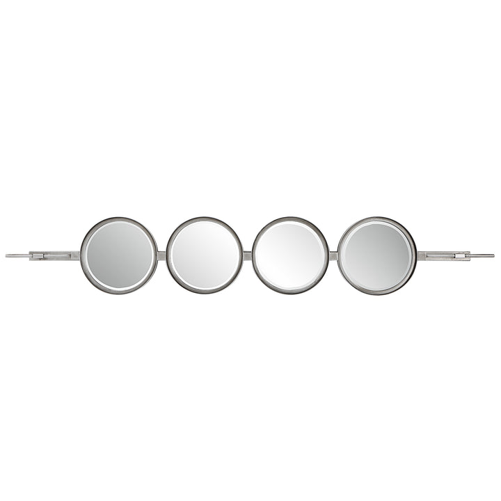 Uttermost Button Silver Mirror