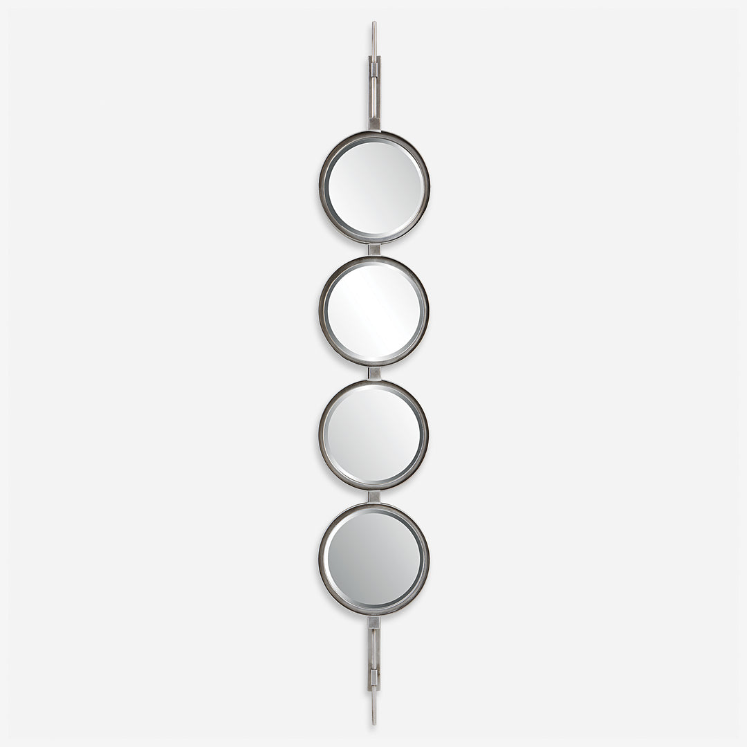 Uttermost Button Silver Mirror