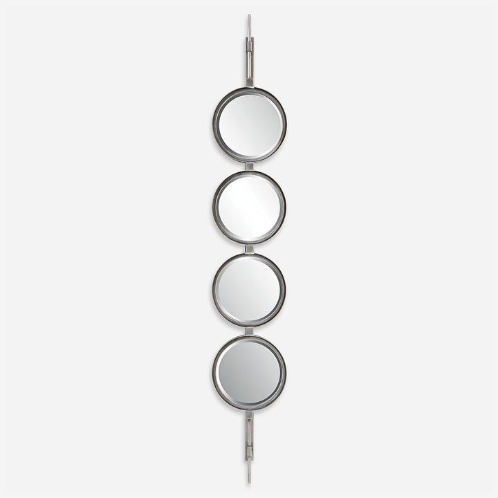 Uttermost Button Silver Mirror