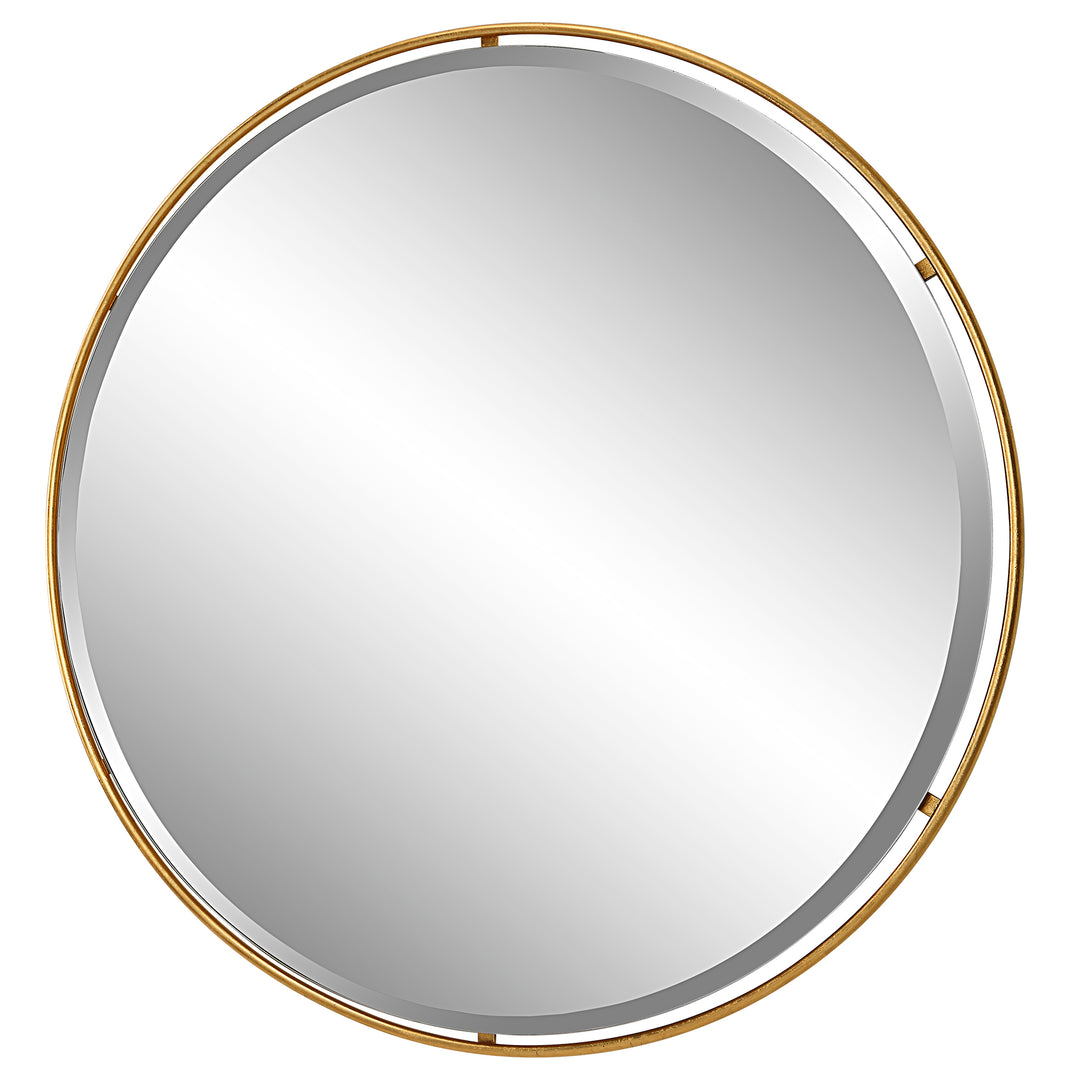 Uttermost Canillo Gold Round Mirror