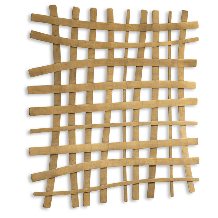 Uttermost Gridlines Gold Metal Wall Decor