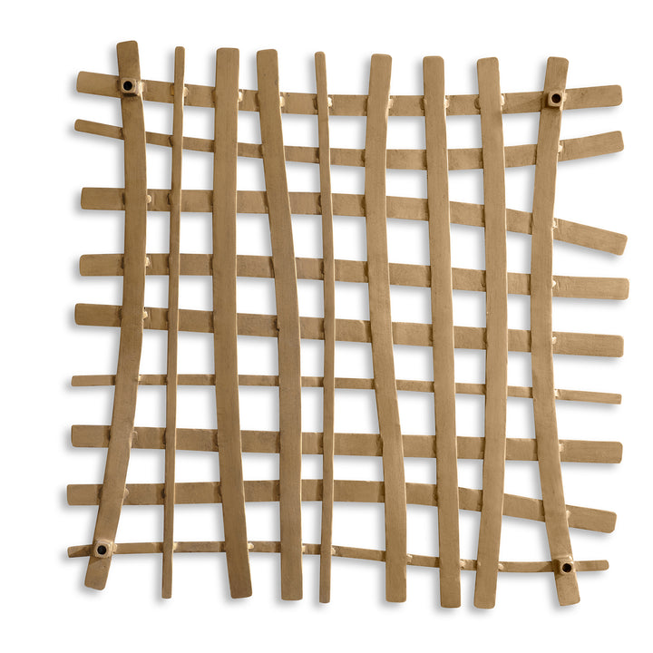 Uttermost Gridlines Gold Metal Wall Decor