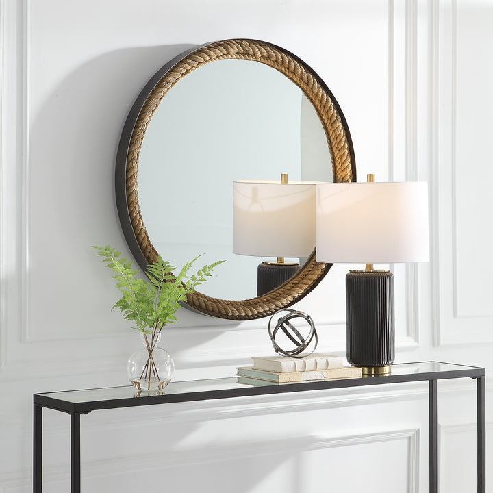 Uttermost Bolton Round Rope Mirror