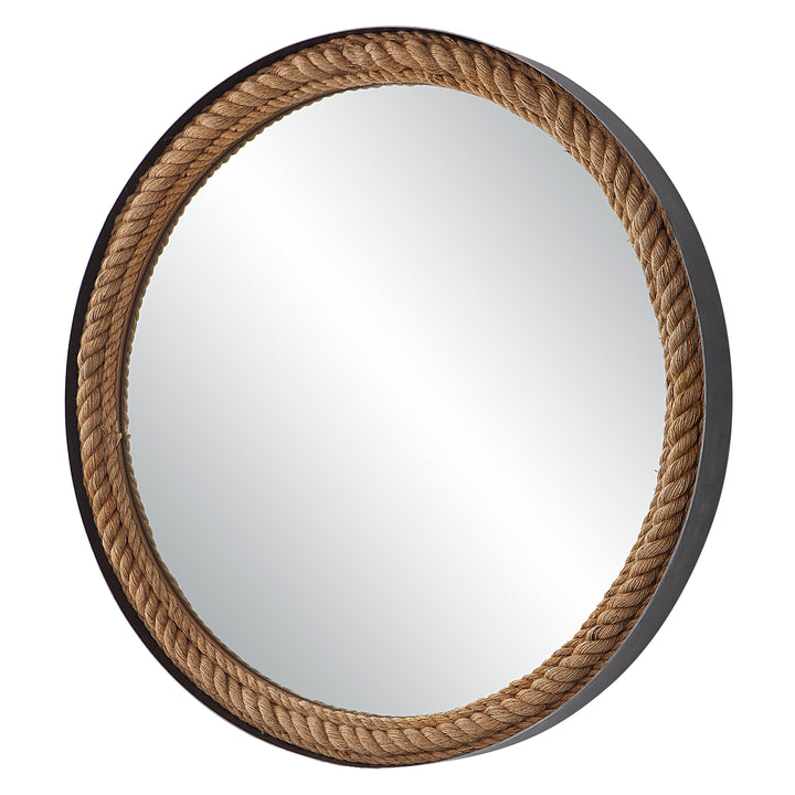 Uttermost Bolton Round Rope Mirror