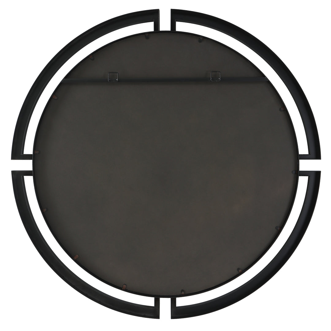 Uttermost Quadrant Modern Round Mirror