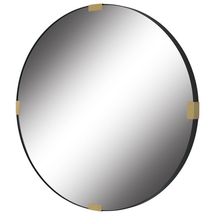 Uttermost Clip Modern Round Mirror