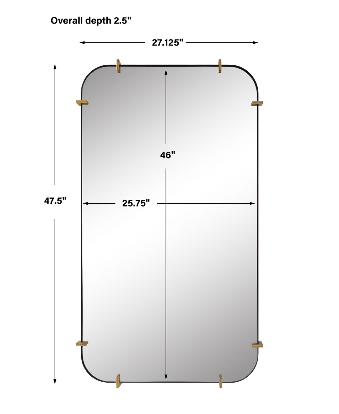 Uttermost Pali Industrial Iron Mirror