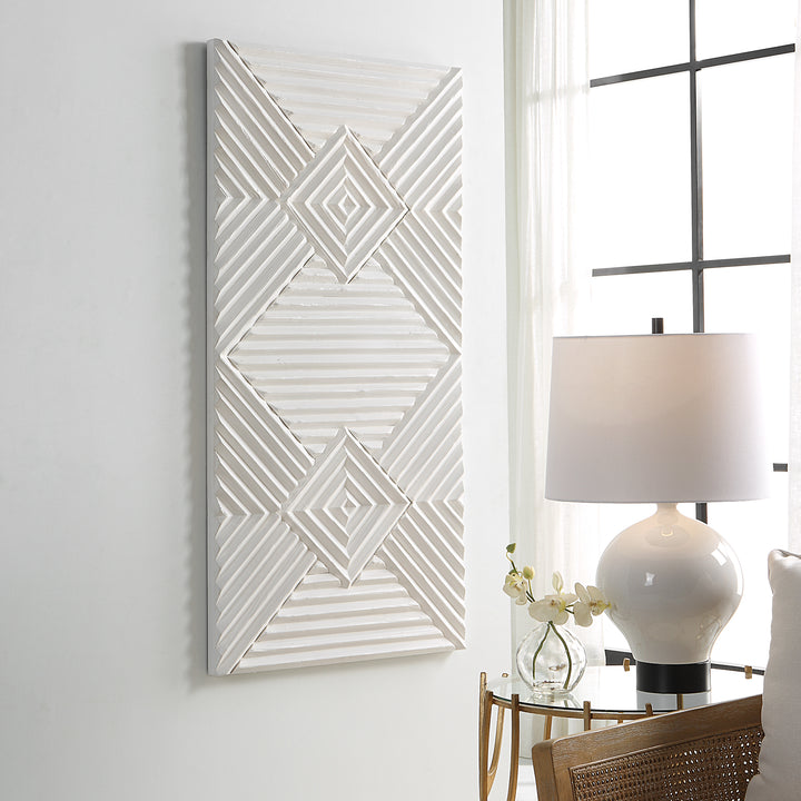 Uttermost Nexus Wood Geometric Wall Decor