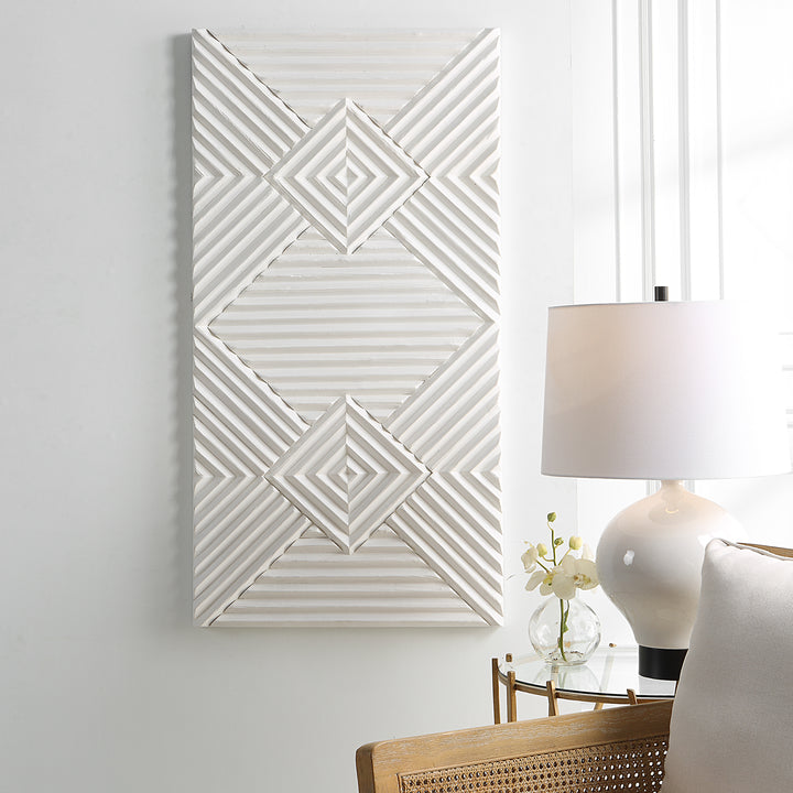 Uttermost Nexus Wood Geometric Wall Decor