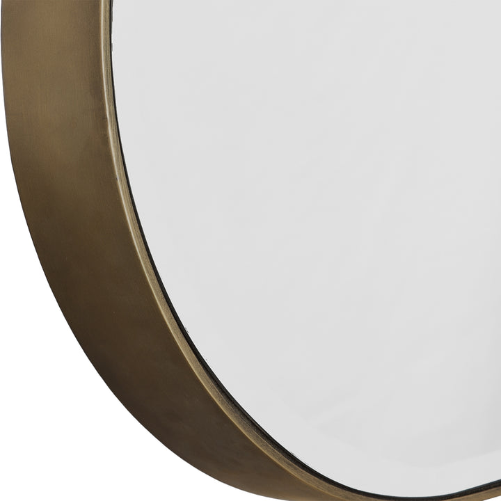 Uttermost Lago Oval Gold Mirror