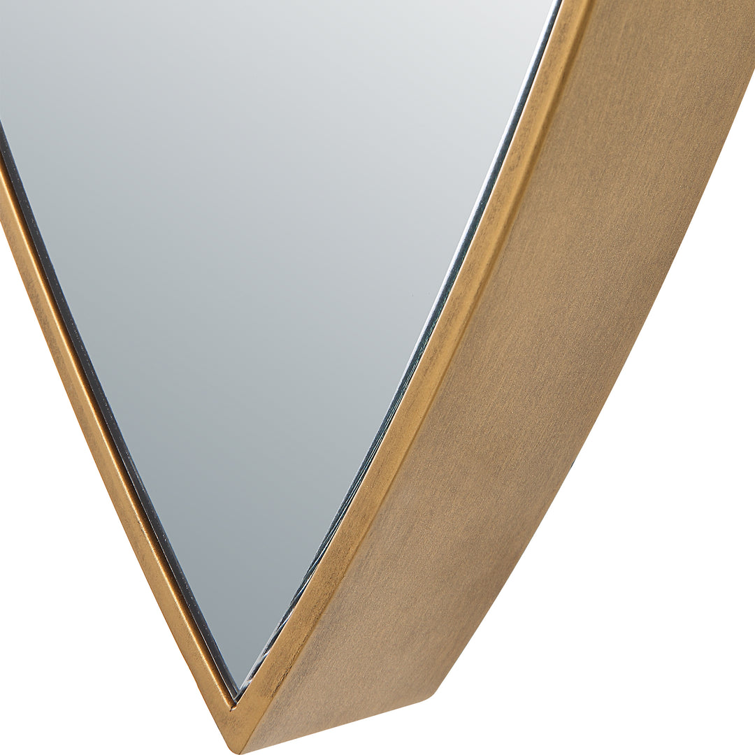 Uttermost Ellipse Gold Mirror