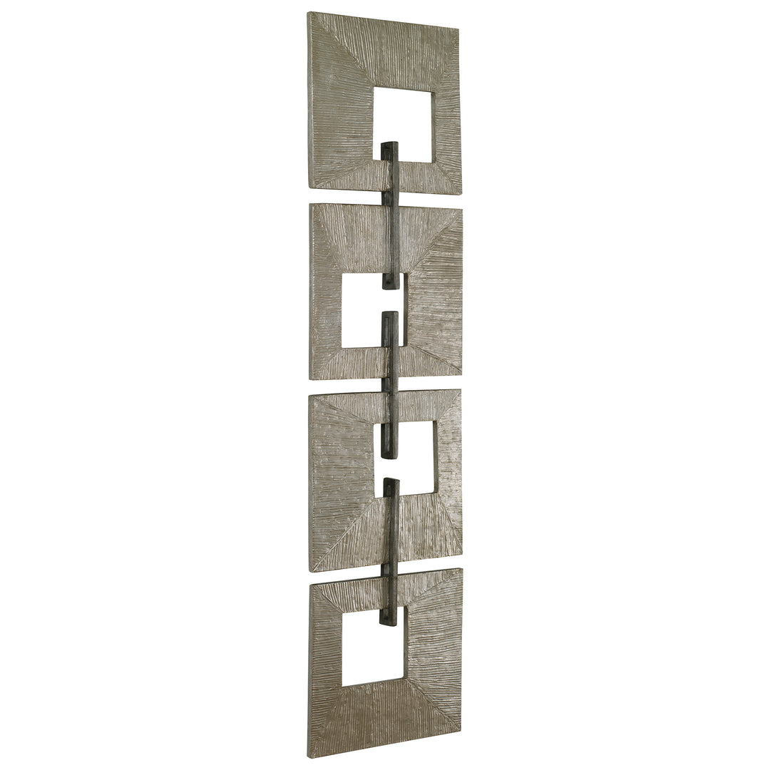 Uttermost Linked Champagne Metal Wall Decor