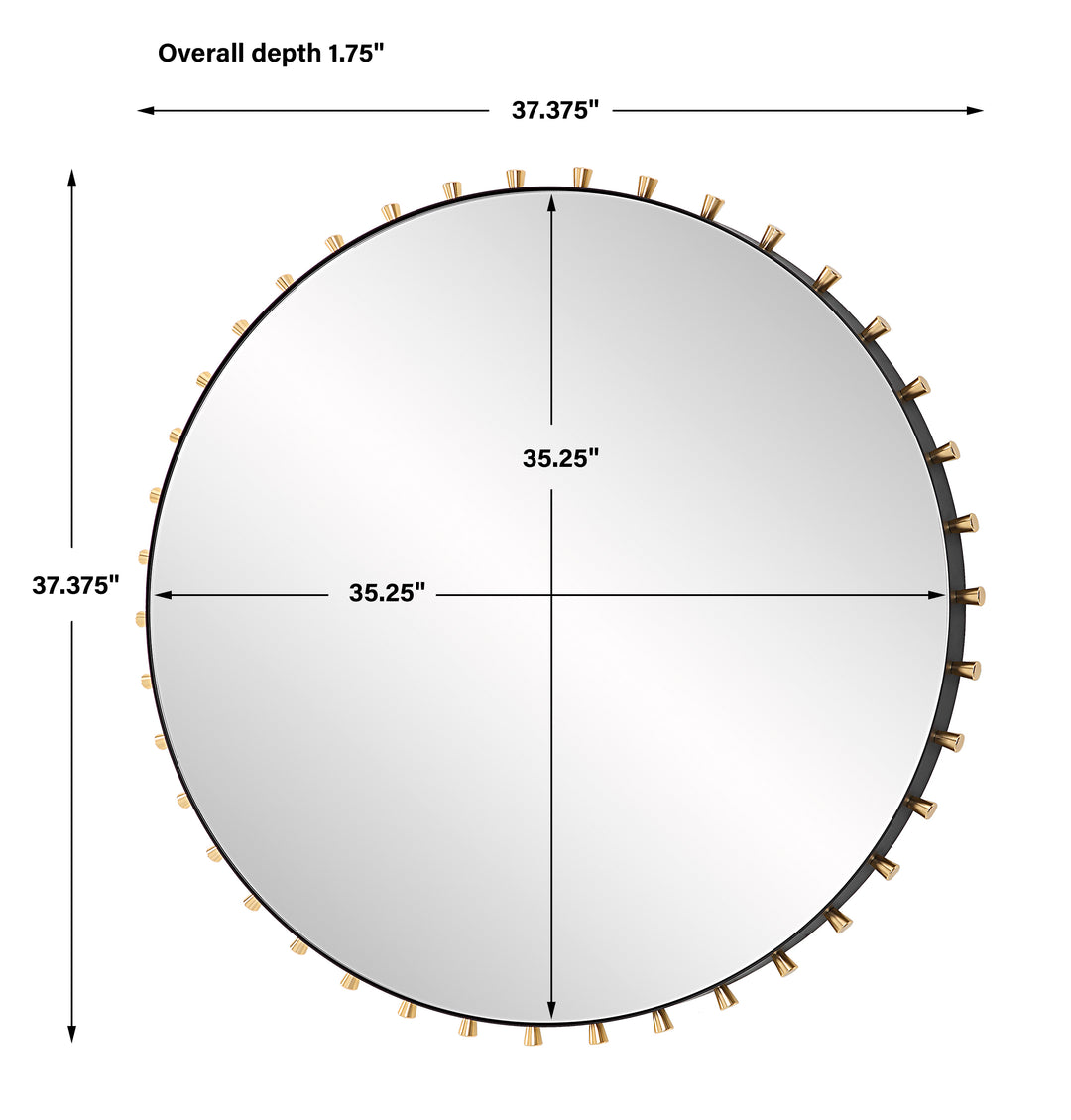 Uttermost Cosmopolitan Round Mirror