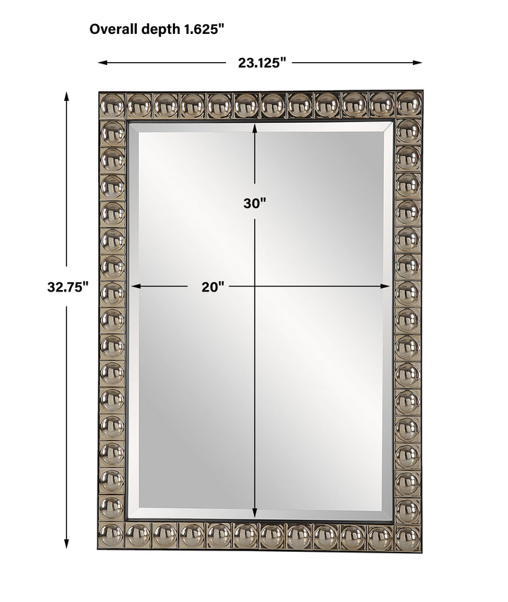 Uttermost Silvio Tiled Vanity Mirror