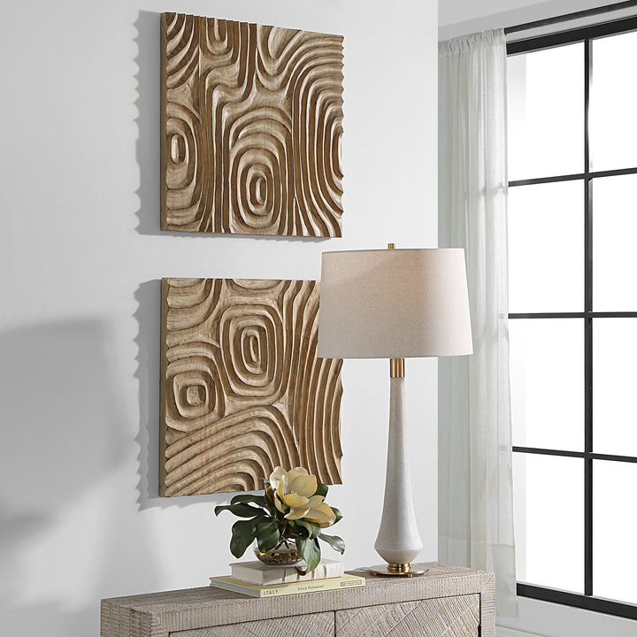 Uttermost Channels Wood Wall Decor