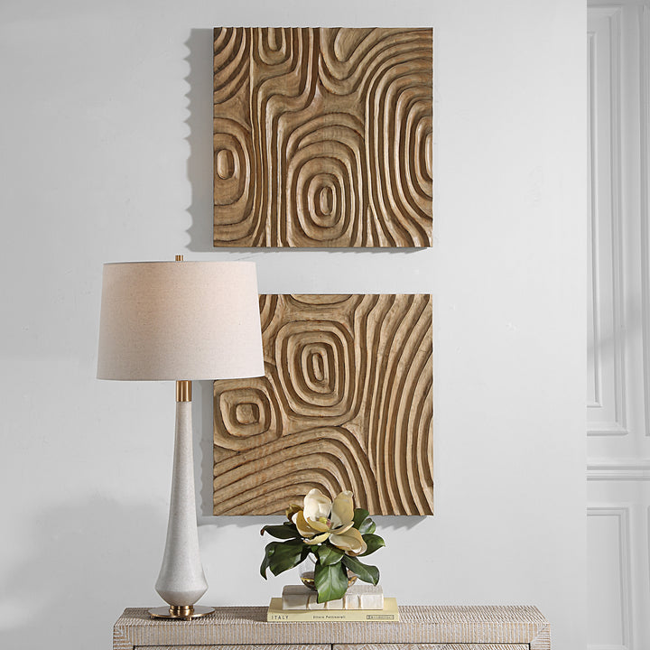 Uttermost Channels Wood Wall Decor