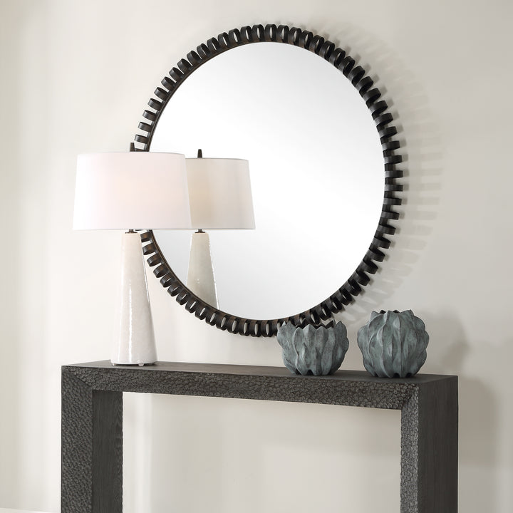 Uttermost Corona Modern Round Mirror