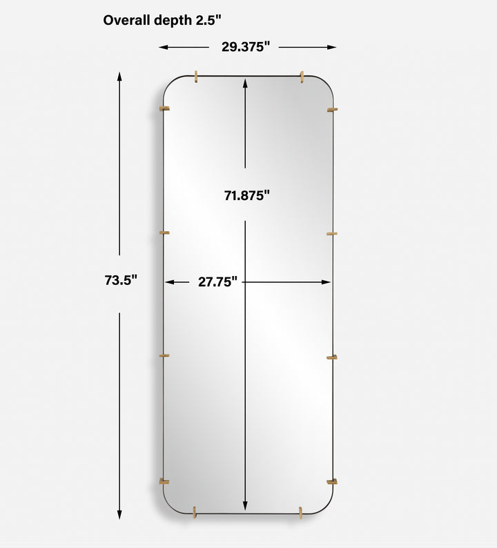 Uttermost Pali Industrial Dressing Mirror