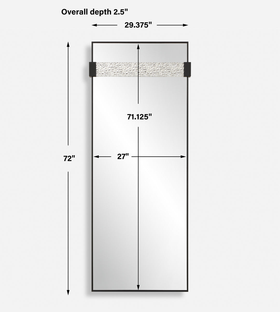 Uttermost Stratton Modern Dressing Mirror