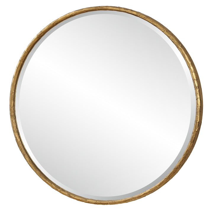 Uttermost Sutton Aged Gold Round Mirror