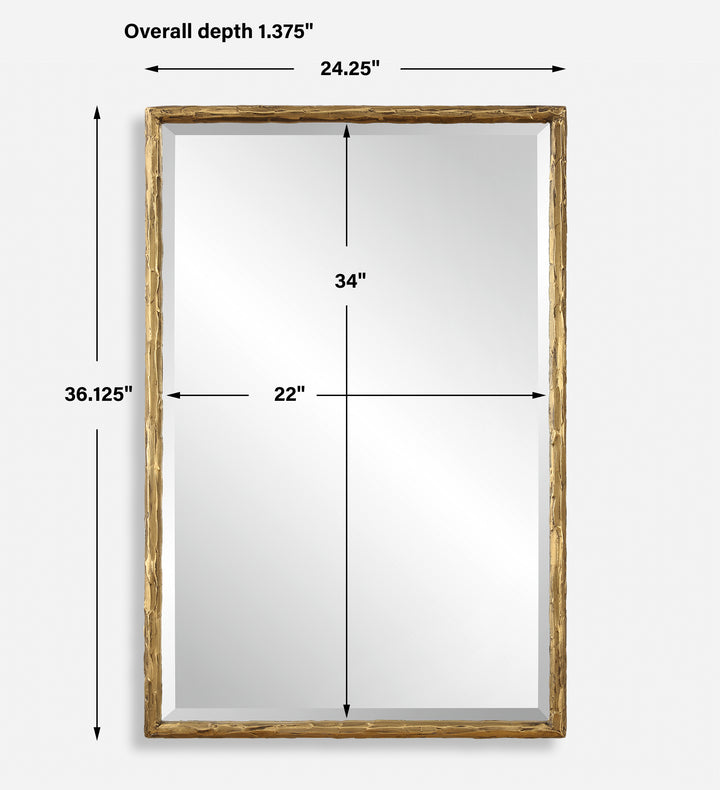 Uttermost Sutton Gold Vanity Mirror