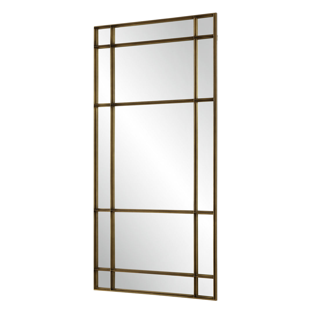 Uttermost Spurgeon Gold Window Mirror