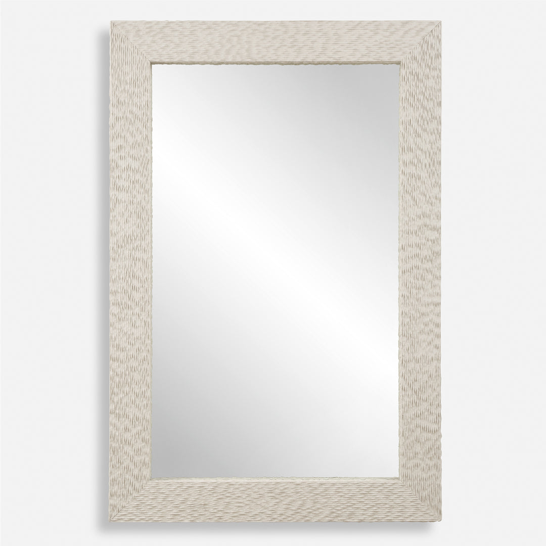 Uttermost Everett Ivory Stone Mirror