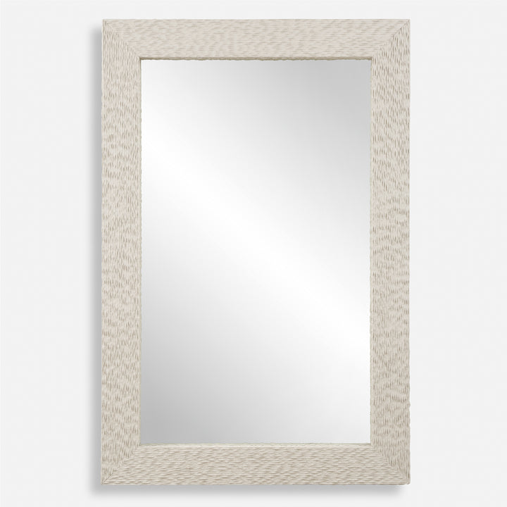 Uttermost Everett Ivory Stone Mirror