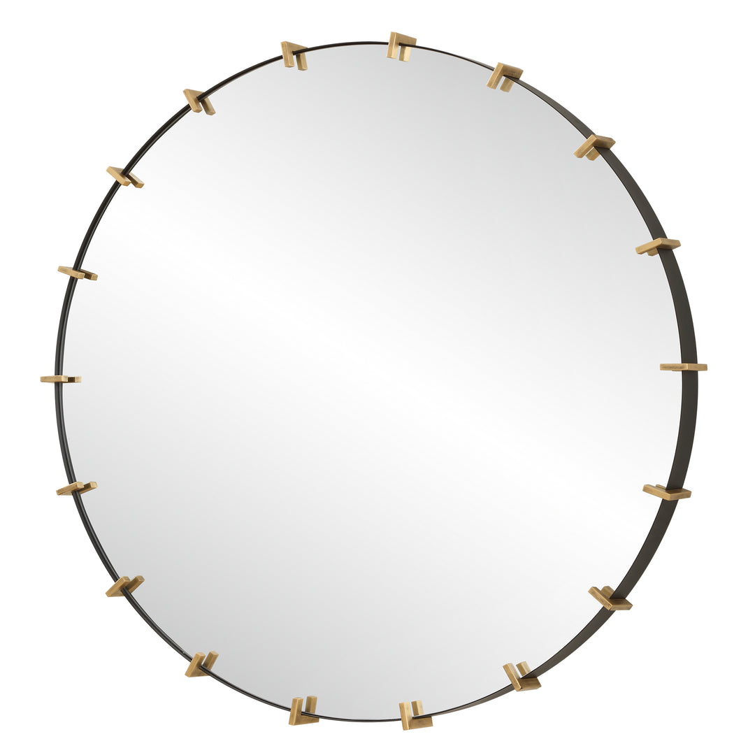 Uttermost Pali Industrial Round Mirror