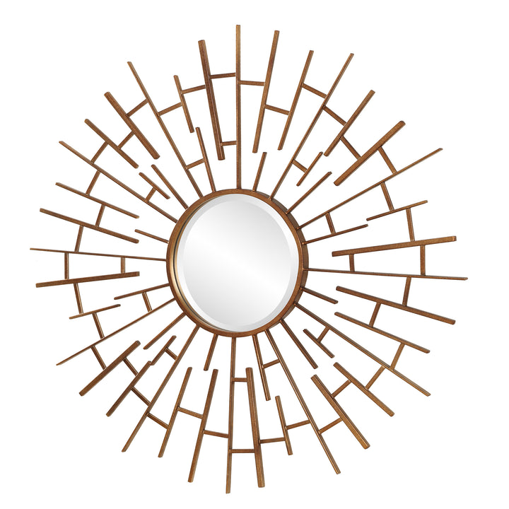 Uttermost Tangled Bronze Round Mirror