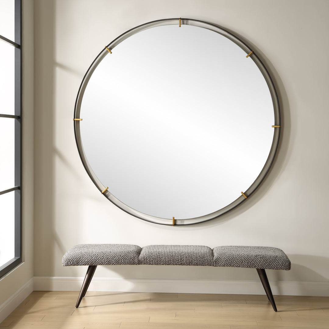 Uttermost Grand Pendulum Round Mirror