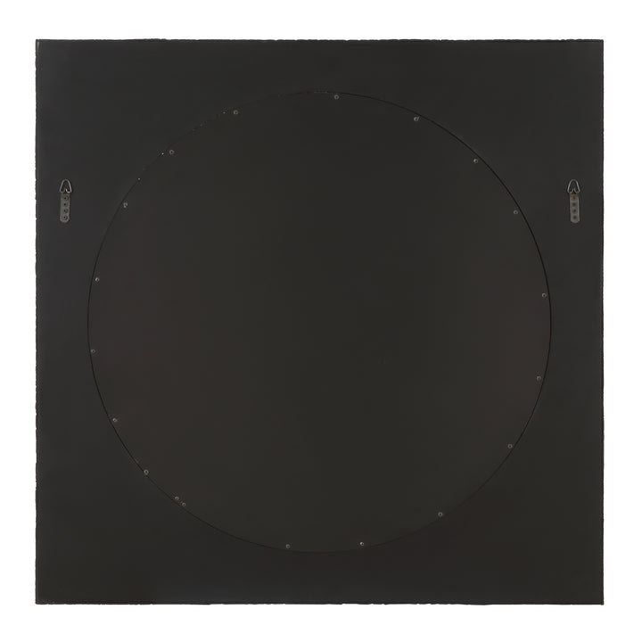 Uttermost Ember Black Square Mirror