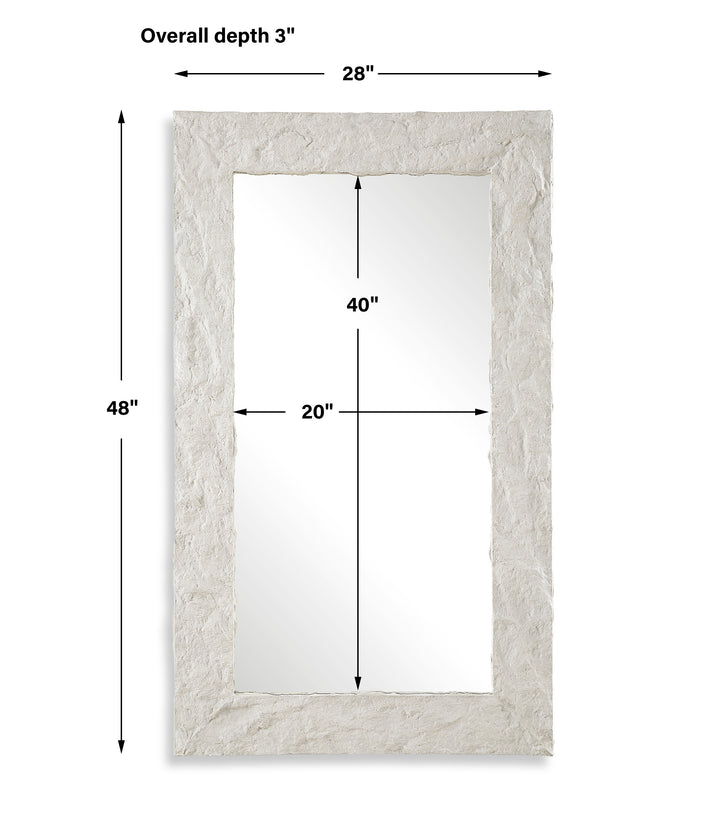 Uttermost Quarry Rectangle Stone Veneer Mirror