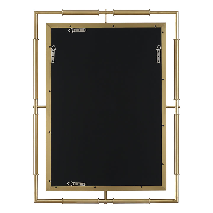 Uttermost It's All Connected Rectangle Brass Mirror